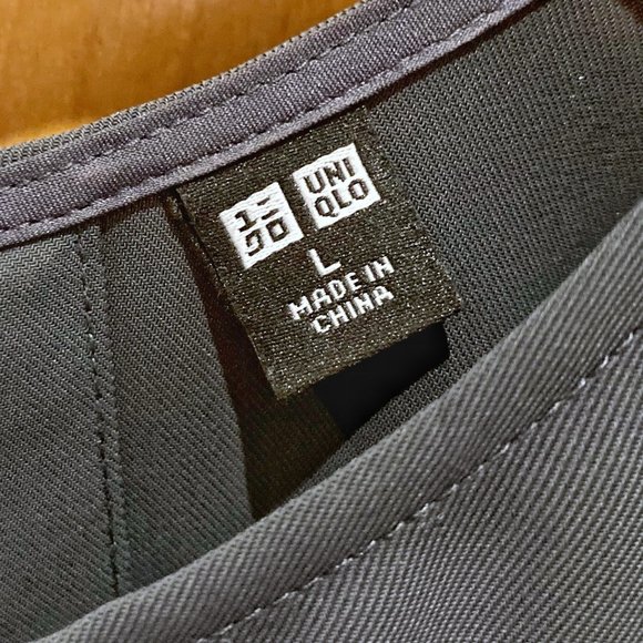 Uniqlo women drape short-sleeve a-line blouse [colour grey/gray] - Picture 3 of 7